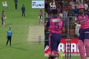IPL 2022: Riyan Parag gives Ashwin death stare after his dismissal during RR vs GT clash - WATCH!