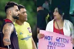 IPL 2022: 'Not getting married till RCB wins IPL trophy' - fan's poster at match is viral!