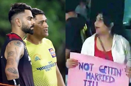 Royal Challengers Bangalore fan girl\'s poster goes viral