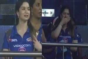 Sara Tendulkar's reaction after Tim David's runout will break your heart - See here!
