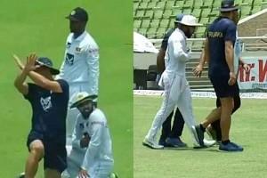 Cricketer hospitalized suddenly after he walks off the field complaining of chest pain!
