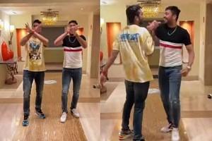 VIDEO: Arabic Kuthu fever grabs cricketers -Venkatesh Iyer and Avesh Khan! Don't miss!