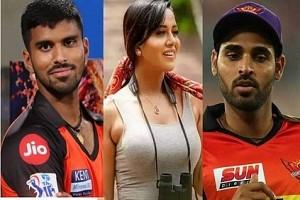 Photos of cricketers Washington Sunder and Bhuvneshwar Kumar in female getups go viral!