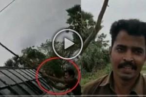 கஜா புயல்:'உயிரை துச்சமென மதித்து களமிறங்கிய நடத்துனர்':குவியும் பாராட்டுக்கள்!