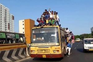 மீண்டும் தலைதூக்கிய ‘பஸ் டே’: ஒரே நாளில் சிக்கிய 50 பேர்.. 6 மாணவர்கள் கைது!