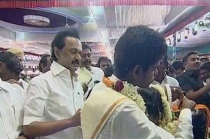 கைதாகி அடைக்கப்பட்ட மண்டபத்தில் திருமணம் செய்து வைத்த மு.க.ஸ்டாலின்!