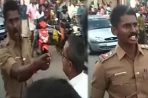 'சவுண்டுவுட்டா நீங்கெல்லாம் என்ன பெரிய ஆளா?...'அதிரடி காட்டிய ''எஸ்.ஐ''...மிரண்ட பா.ஜ.க தொண்டர்கள்!வைரலாகும் வீடியோ!