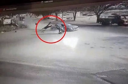 Shocking accident in Coimbatore, caught on cctv camera