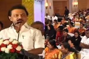 ‘தாலி கட்டும்போது புரோகிதர் சொல்லும் மந்திரத்தின் கேவளமான அர்த்தம் தெரியுமா?’:ஸ்டாலின்!