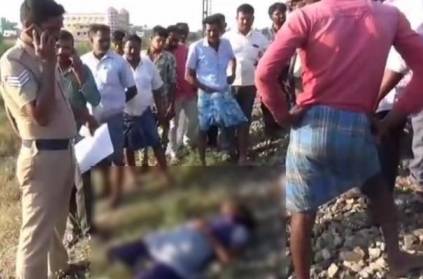 TN School Girl dead by train accident while went with her boy friend