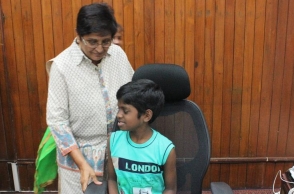 11-year-old takes place of LG Kiran Bedi’s chair