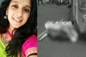 Young IT Girl on Two Wheeler Dies in a Freaky 'Illegal Banner' Accident in Chennai!