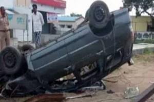 24-year-old boy Dies, 3 Others Serious After Car Overturns In Vellore