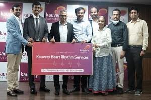 Kauvery Group of Hospitals launched Kauvery Heart Rhythm Services for the first time in TN