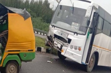 Chennai: 4 die as share-auto rams into bus in Tiruvallur