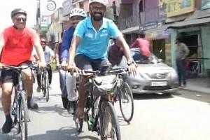 This Chennai man is bicycling to Germany; Here's why!