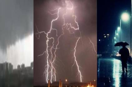 Chennai rains sep 18-19, thunder, lightning, pics, videos