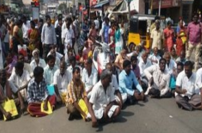 Differently–abled protest