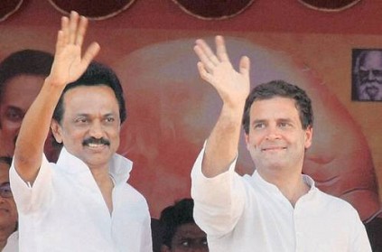 DMK and Congress join hands for Lok Sabha elections
