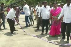 Watch Video: Celebrations begin outside DMK headquarters, as they lead with big numbers