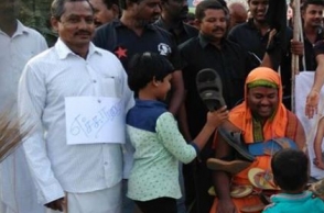 This party members hold a highly controversial protest