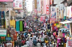 Fire accident in Ranganathan street, T Nagar