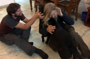 German couple reunite with lost pet dog Luke