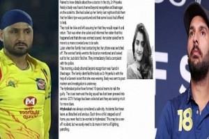 Hyderabad Vet Priyanka Reddy Rape and Murder: Cricketers react!