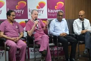 Chennai : Kauvery Hospital Successfully Conducts Complex Coronary Angioplasty Procedure Using Drug-Coated Balloon (DCB) for a man aged 74