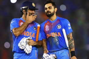 Kohli voices his support for MS Dhoni