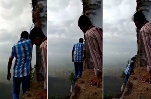Man's body found who fell to death from temple cliff while going around