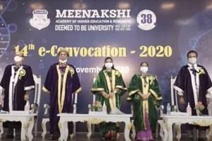 Video: Meenakshi Academy of Higher Education and Research Conducts 14th Convocation
