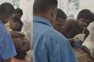 VIDEO: Mortuary Worker Treats Injured Patient in Government Hospital