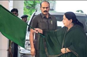 On the same day last year Jaya flagged off Metro rail
