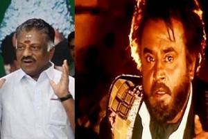 Watch Video: OPS speaks Rajinikanth punch dialogue on stage