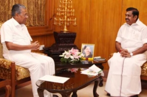 Pinarayi Vijayan meets Edappadi Palaniswami