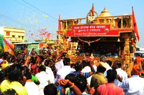 Police stop Rama Rajya Rath Yathra in Rameswaram