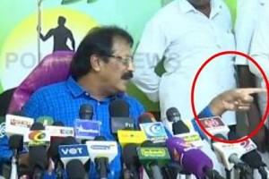 Controversy: "What is your caste?" PT chief Krishnaswamy asks reporter!