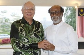 Rajinikanth meets Malaysia PM