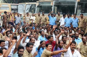 Rs 100 crore loss: Transport employees strike gives a major blow