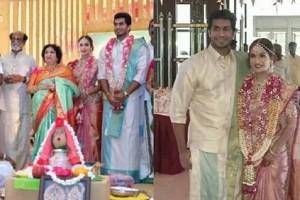 It's official! Soundarya Rajinikanth and Vishagan Vanangamudi are married!