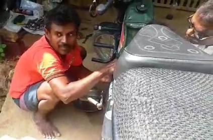 sreenivasan pudukottai visually challenged mechanic