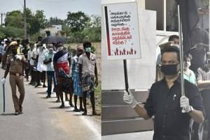 TASMAC Reopening in TN: Stalin and other Opposition Leaders Stage 'Black flag' Protest across State!