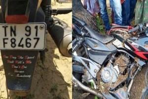 Pulsar bike with 'One day the speed will kill me ...' quote met with accident, student dies!