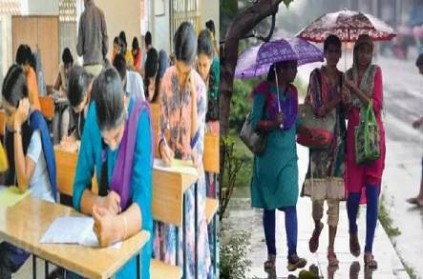 University exams postponed due to rain in Tamil Nadu