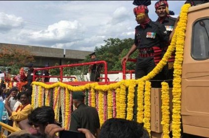 Vehicle being readied for Kalaignar's final journey