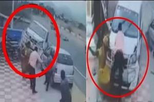 Shocking Video: Car Goes Out Of Control; Crashes Into 5 People!