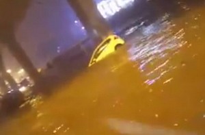 WATCH: Horrifying video of woman trapped inside car during Bengaluru rains