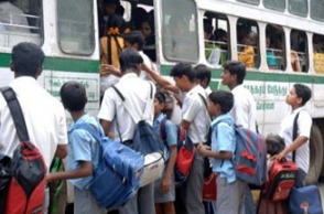 Why no special buses for school children, questions HC