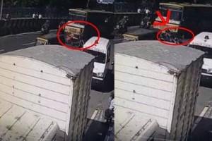 VIDEO: Horrific Accident in Chennai... Women Riding Triples Die falling under MTC Bus